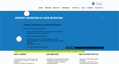 Desktop Screenshot of perfectinvention.com