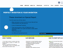 Tablet Screenshot of perfectinvention.com